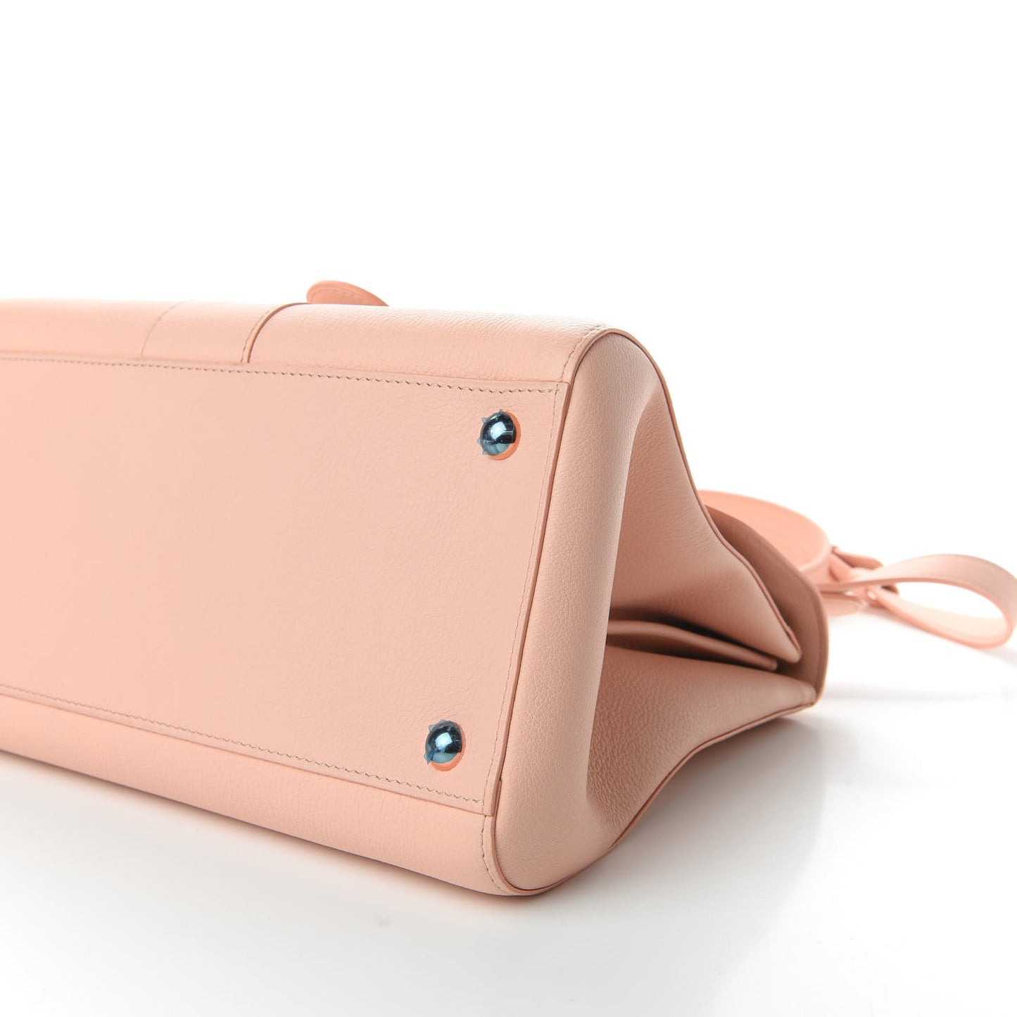 Grained Calfskin MM Brillant Satchel Nude