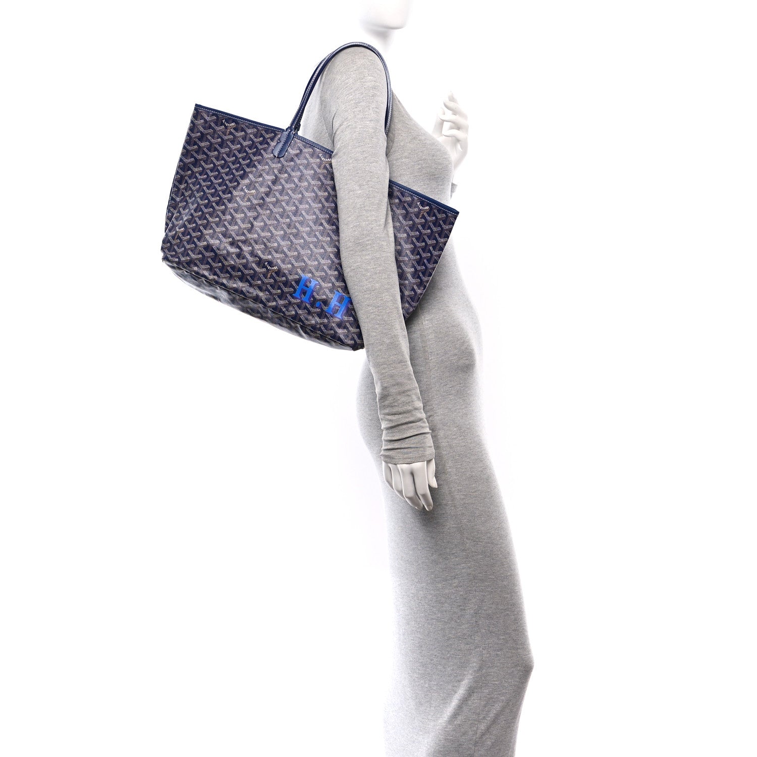 Goyard Goyardine Saint Louis PM Navy 2 of 12