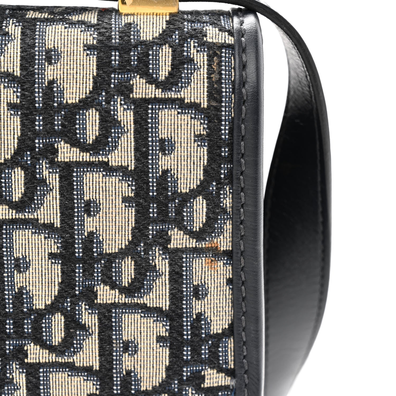Christian Dior Oblique 30 Montaigne Flap Bag Blue 12 of 14