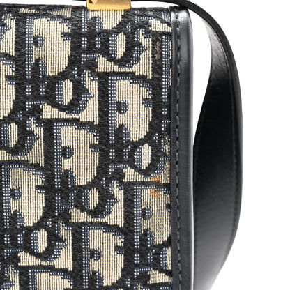 Christian Dior Oblique 30 Montaigne Flap Bag Blue 12 of 14