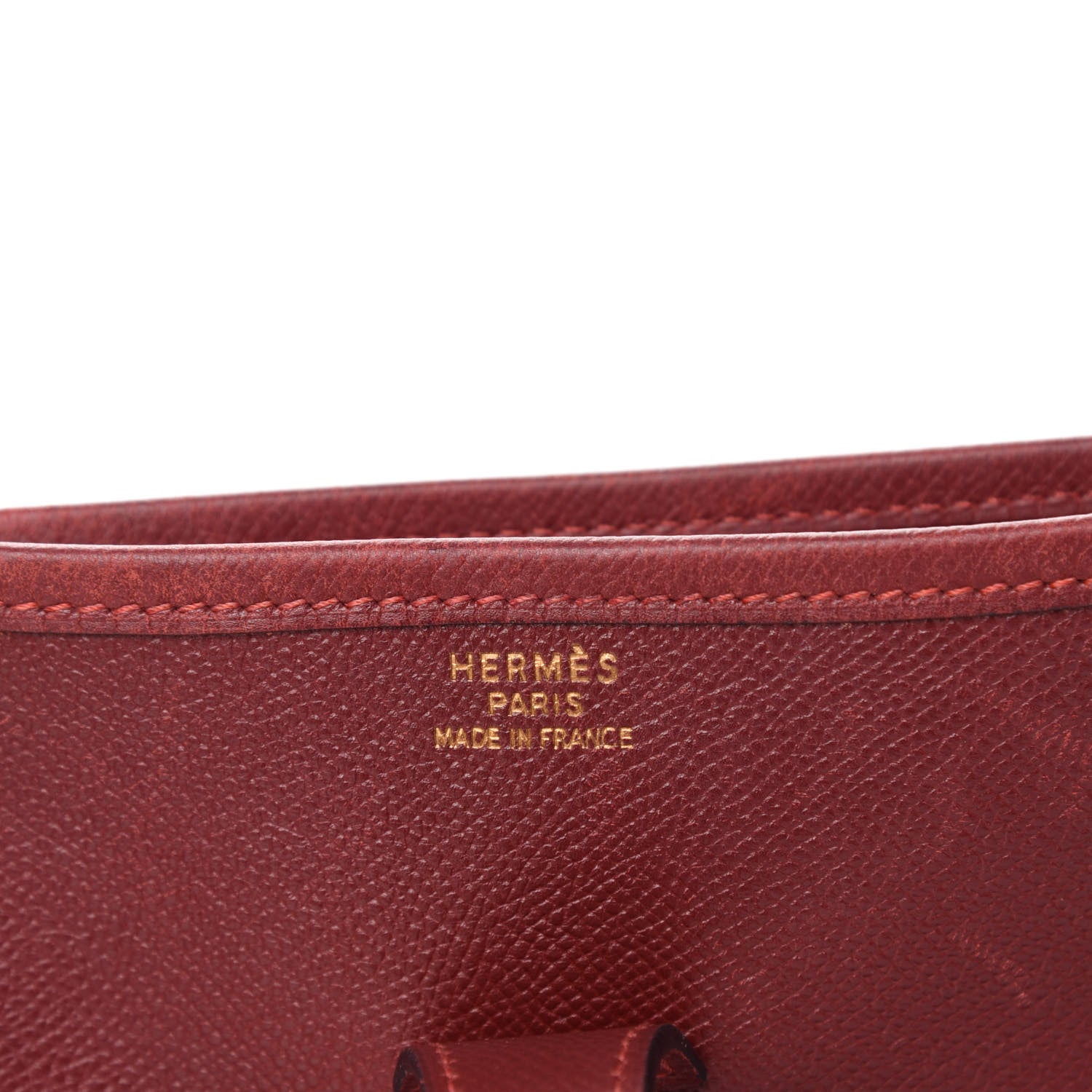 Hermes Courchevel Evelyne GM Rouge H 8 of 10