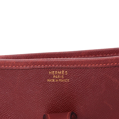Hermes Courchevel Evelyne GM Rouge H 8 of 10