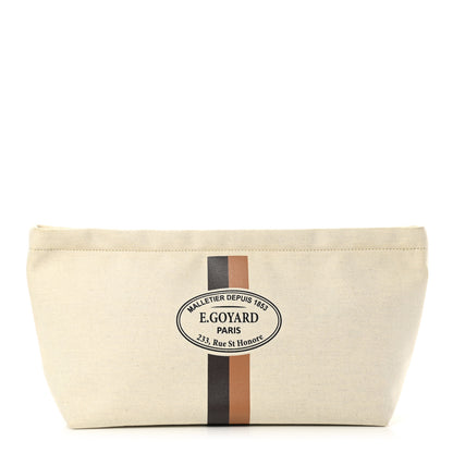 Goyard Canvas Necessaire Organizer Pouch Off White 1 of 6