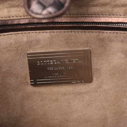 Bottega Veneta Nappa Intrecciato The Lauren 1980 Clutch Dark Bronze 6 of 8