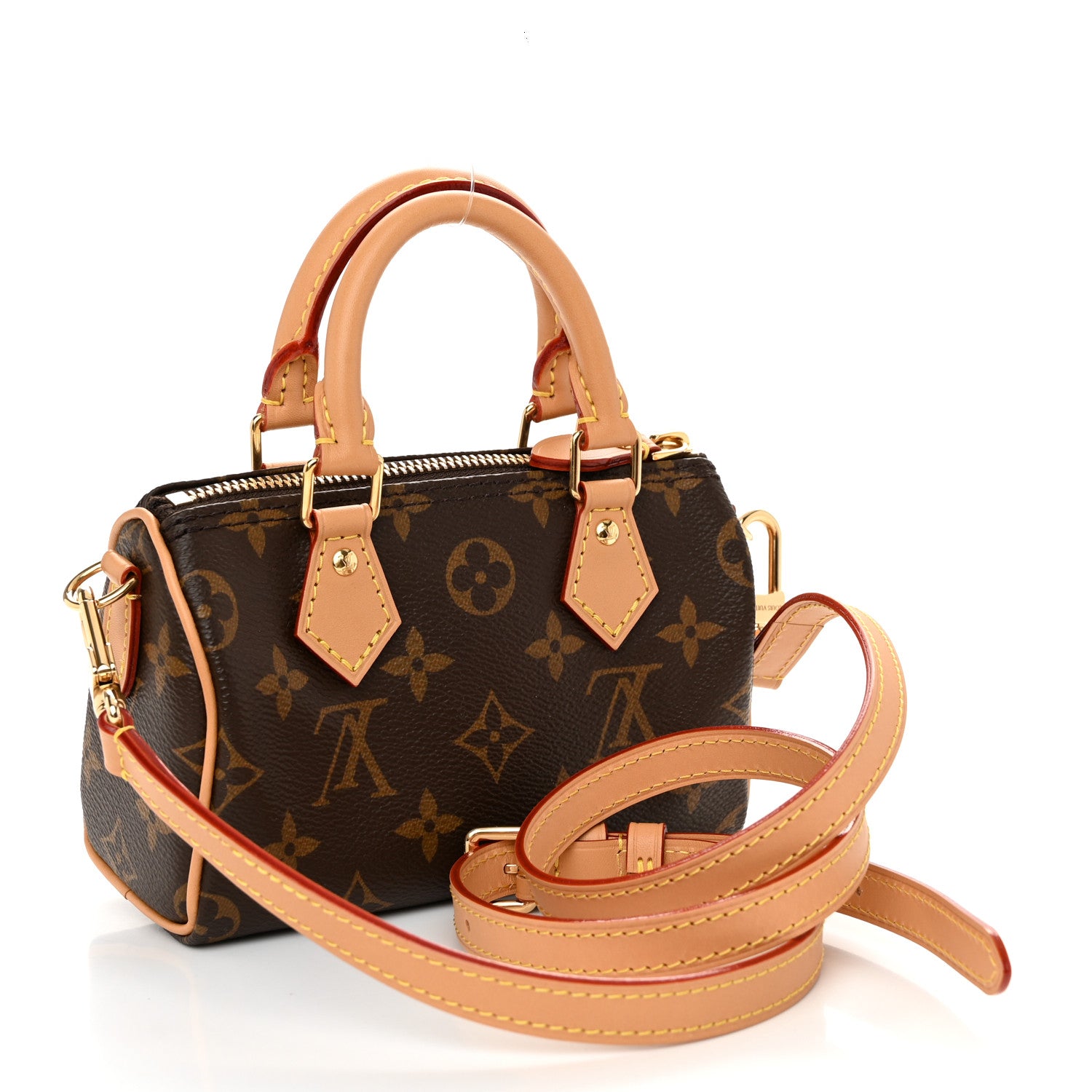 Louis Vuitton Monogram Nano Speedy Bandouliere 3 of 11