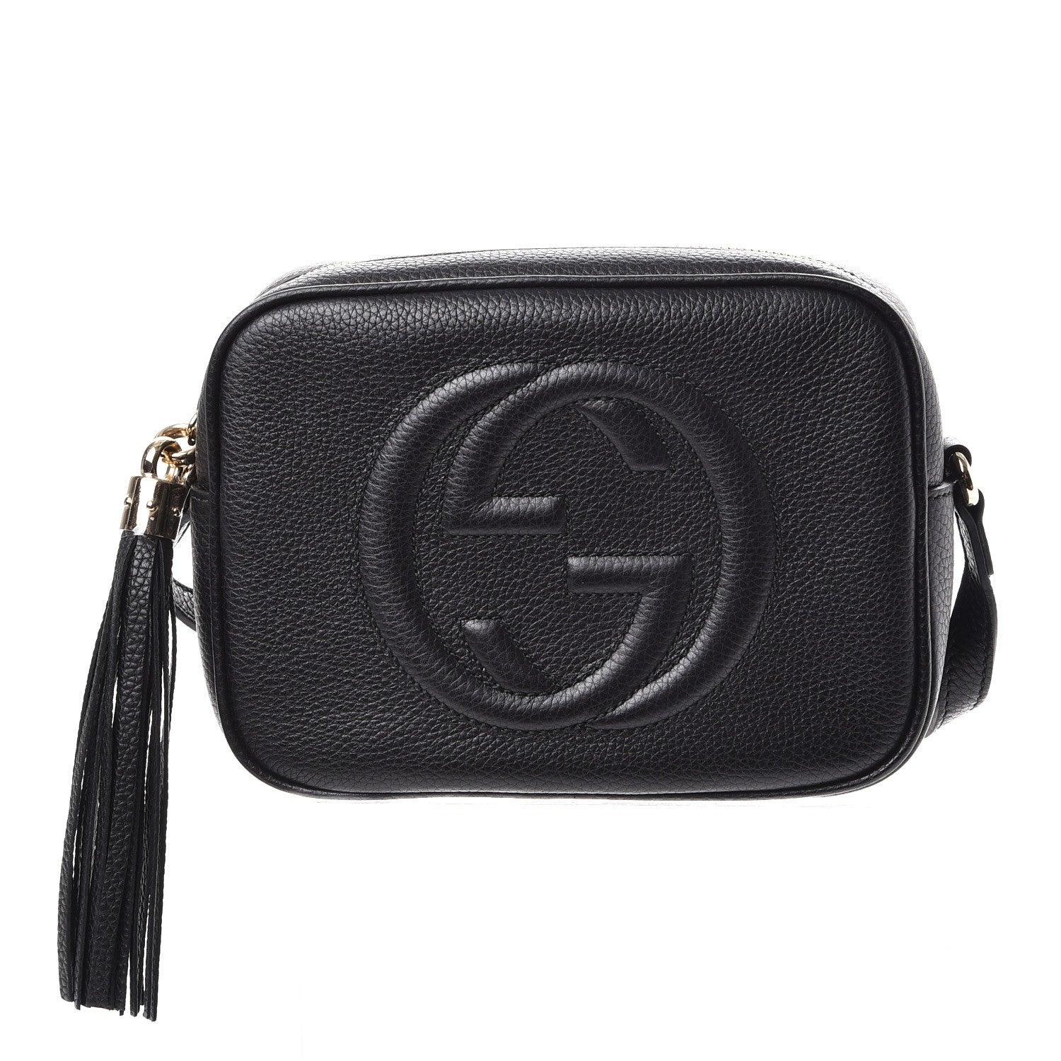 Gucci Pebbled Calfskin Small Soho Disco Bag Black 1 of 7
