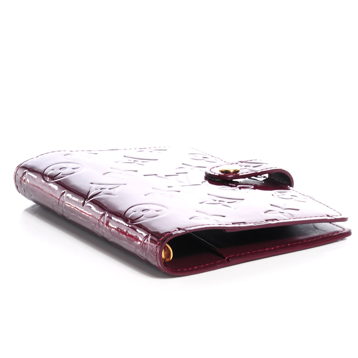 Louis Vuitton Vernis Small Ring Agenda Cover Rouge Fauviste 4 of 7