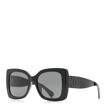 Chanel Square CC 5494-A Sunglasses Black 2 of 16