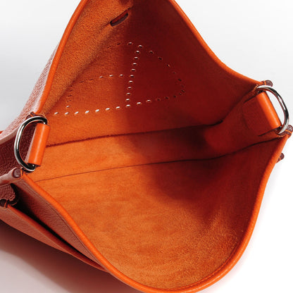 Hermes Taurillon Clemence Evelyne III PM Orange 5 of 16