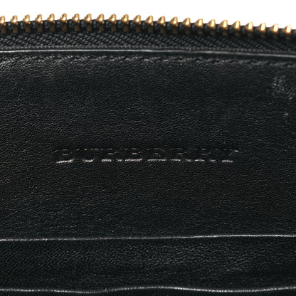 Burberry House Check Derby Peyton Crossbody Clutch Bag Black 6 of 9