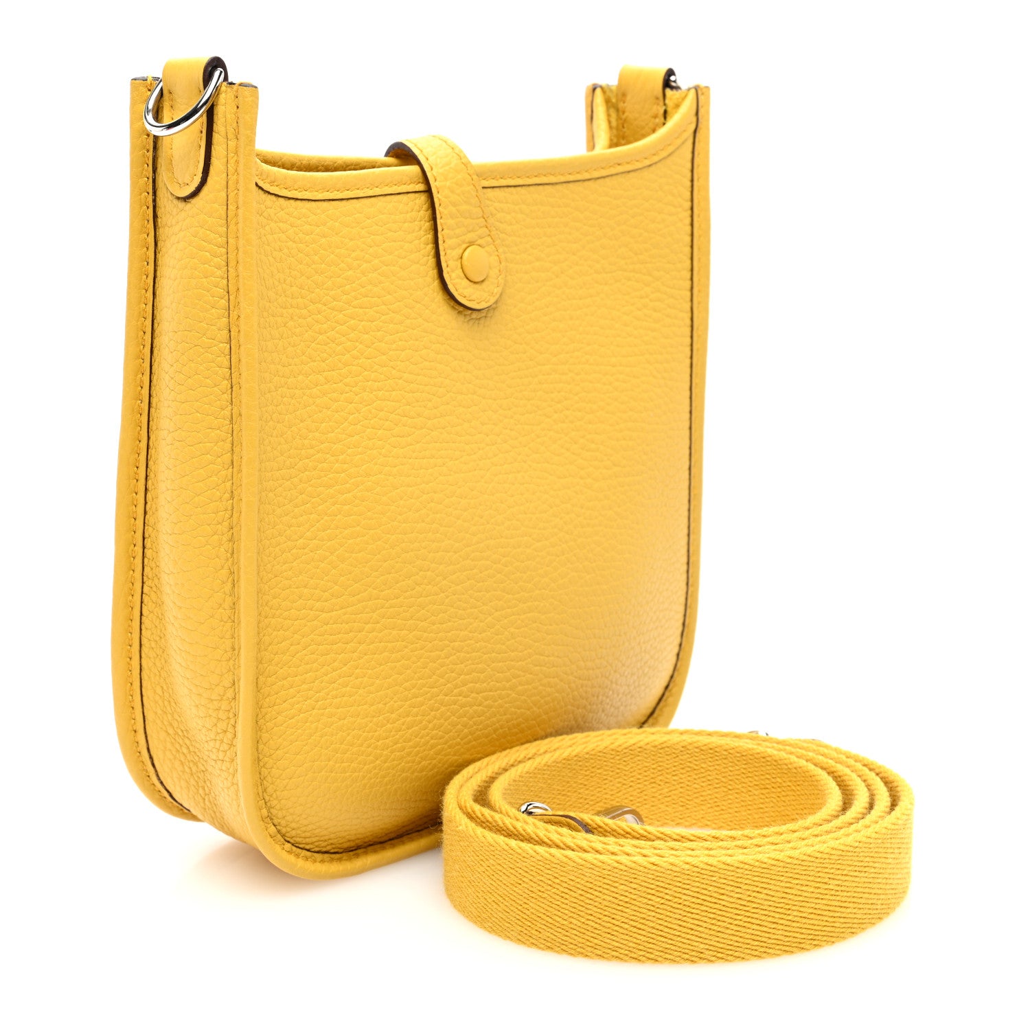 Hermes Taurillon Clemence Evelyne TPM Jaune Ambre 3 of 10