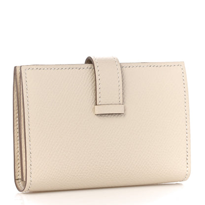 Hermes Epsom Bearn Card Holder Wallet Craie 3 of 11