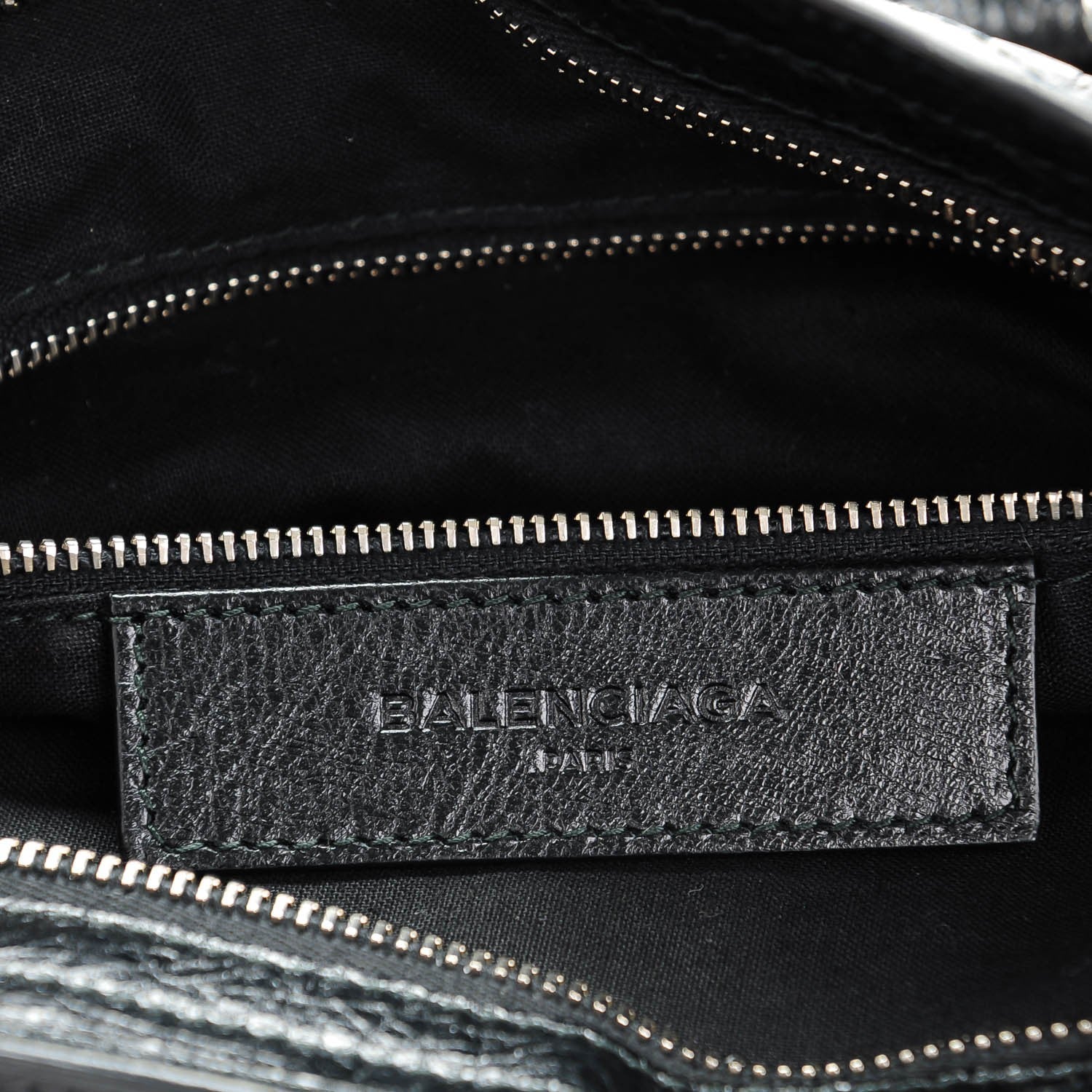 Balenciaga Agneau Giant 12 Silver Hardware Town Black 6 of 7