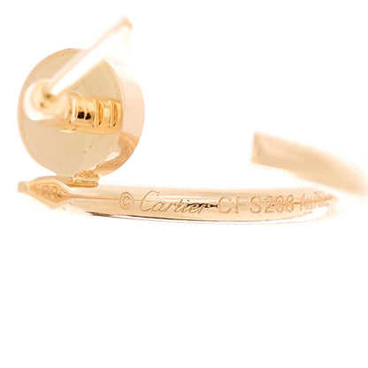 Cartier 18K Pink Gold Juste Un Clou Hoop Earrings 4 of 6
