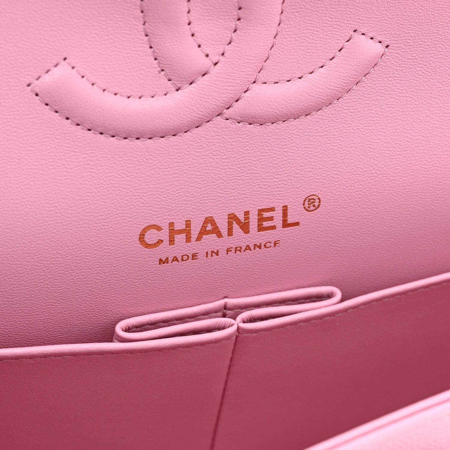 Chanel Caviar Quilted Medium Double Flap Light Pink 6 of 11