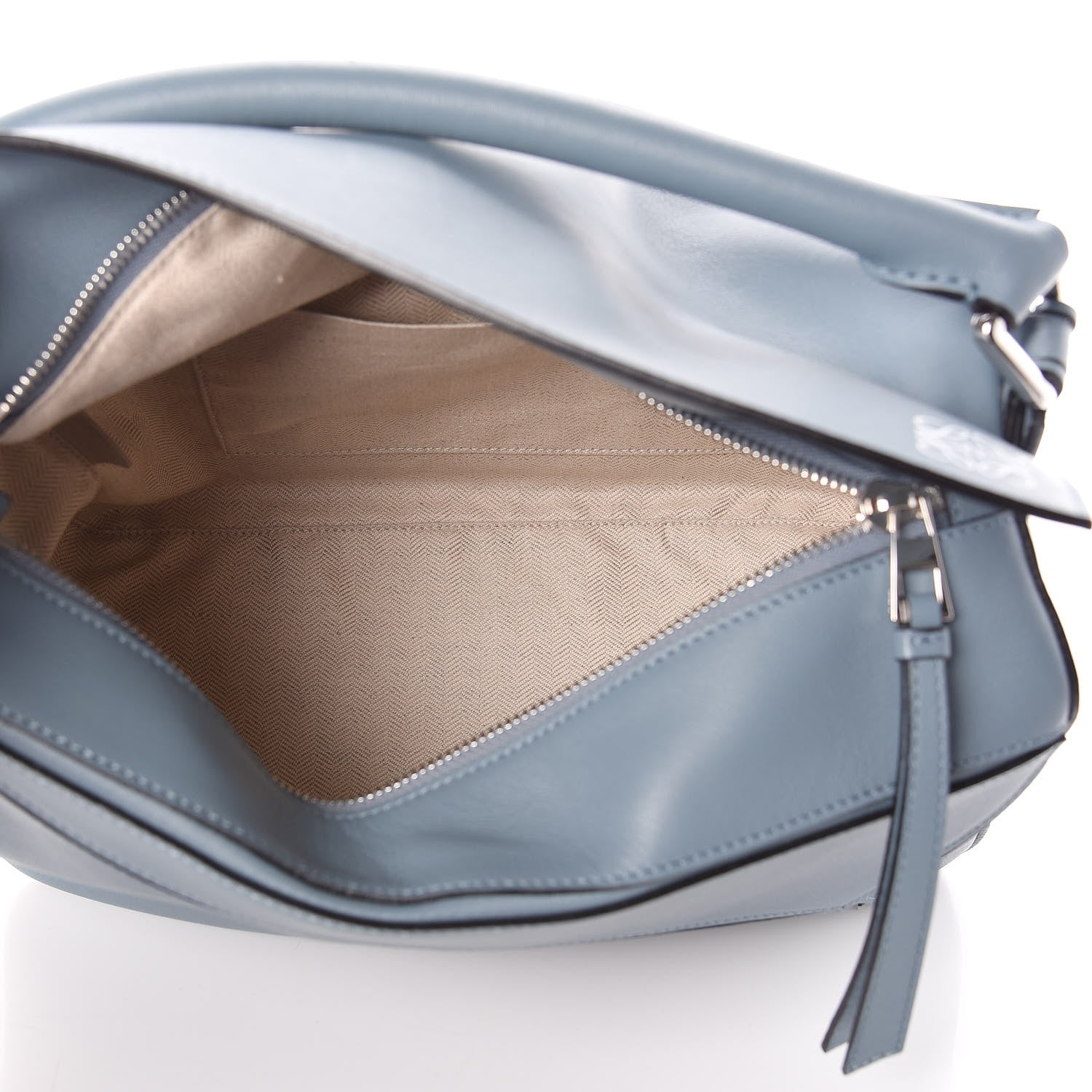 Loewe Calfskin Puzzle Bag Stone Blue 5 of 8