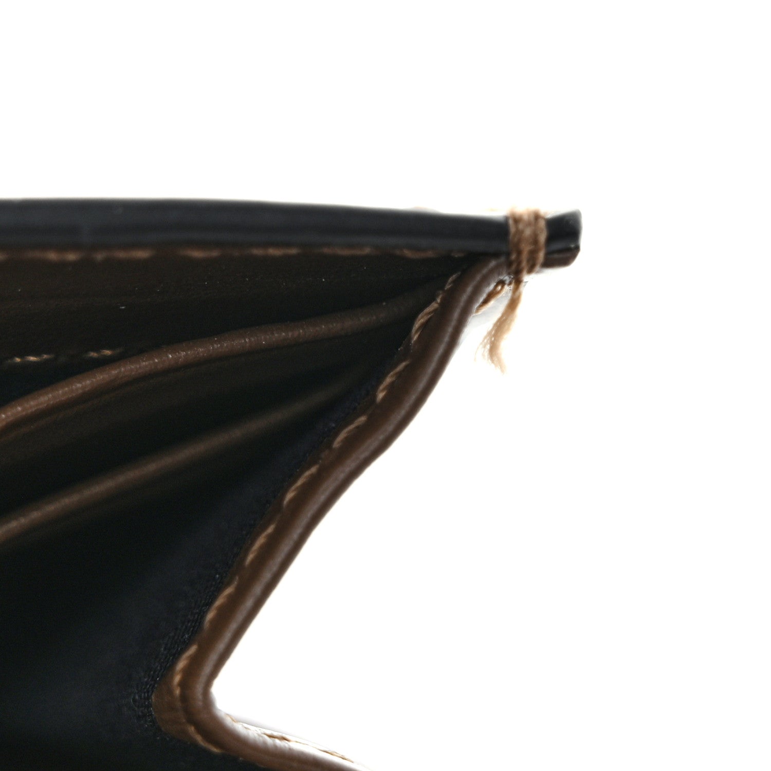 Fendi Vitello Soft F is Fendi Bi-Color FF 1974 Embossed Continental Envelope Wallet On Chain Maya Black 14 of 14