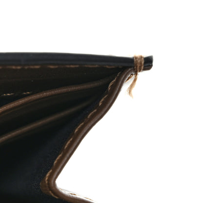 Fendi Vitello Soft F is Fendi Bi-Color FF 1974 Embossed Continental Envelope Wallet On Chain Maya Black 14 of 14