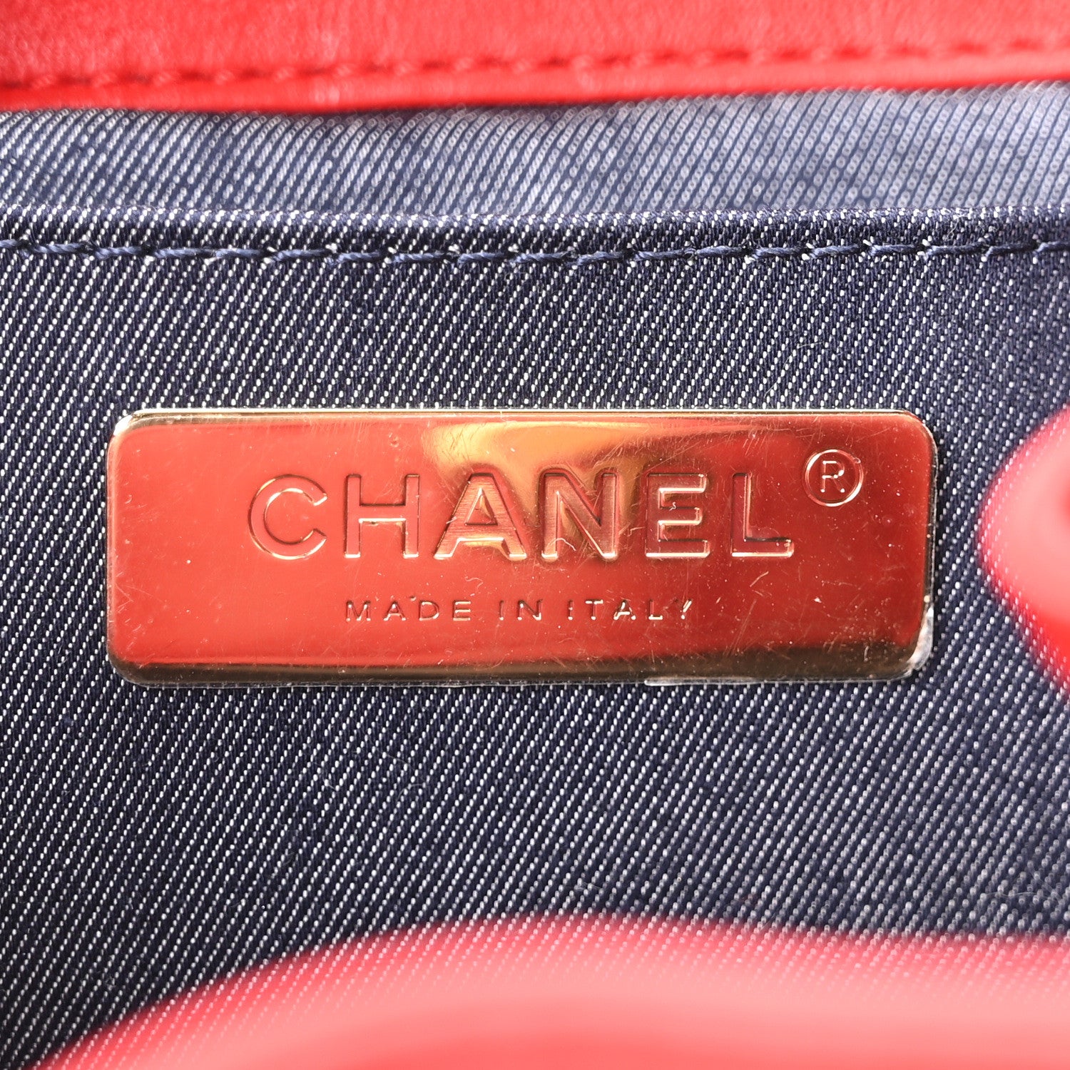 Chanel Lambskin CC Mania Backpack Red 5 of 9