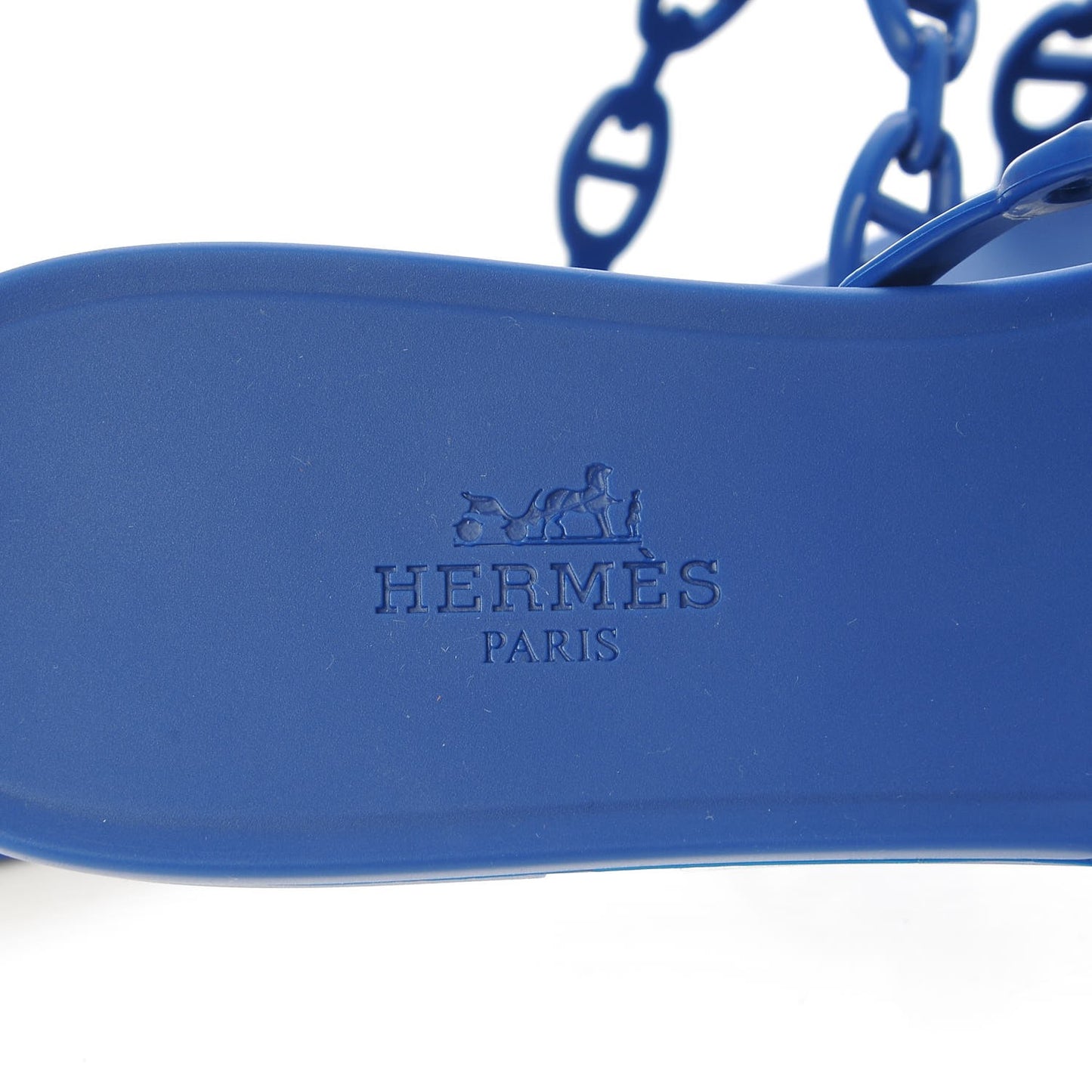 Rubber Chaine d'Ancre Rivage Sandals 38 Bleu Smalt