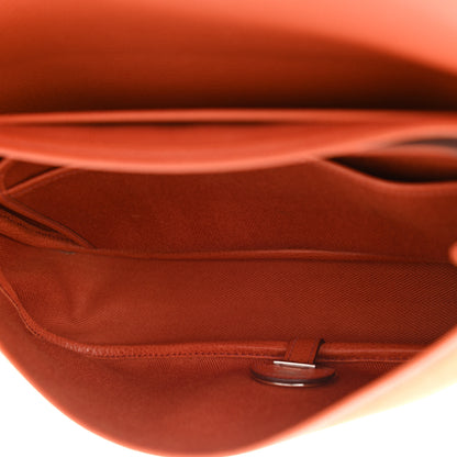 Hermes Vache Liegee Toile Sac Colorado MM Potiron 4 of 10