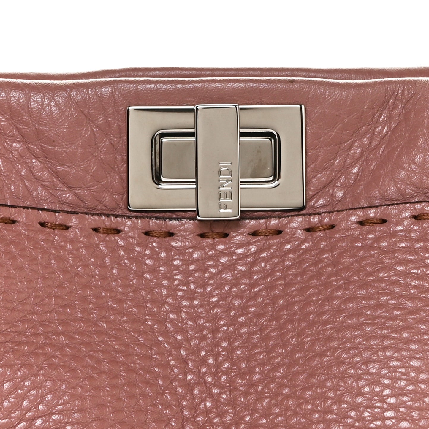 Cuoio Romano Selleria Bi-Color Mini Peekaboo Iconic Satchel English Rose Camelia