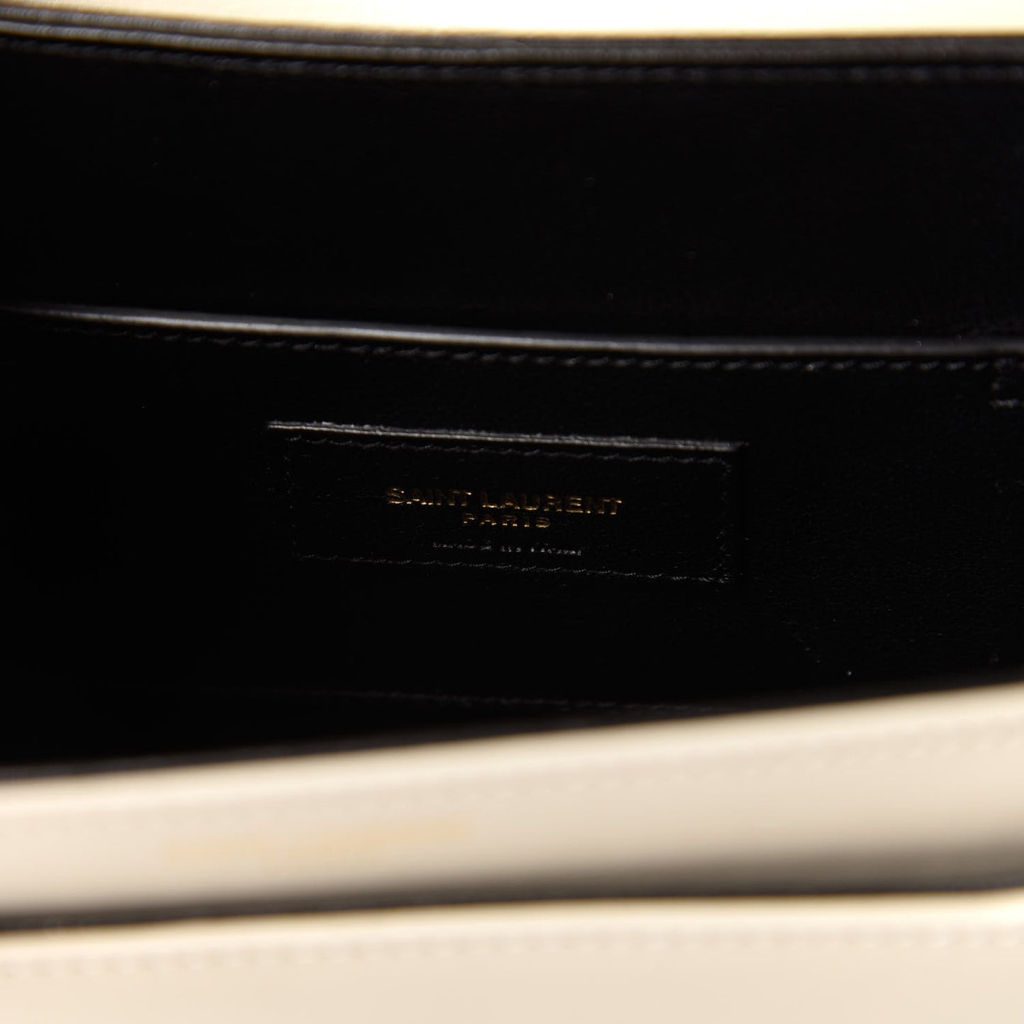Calfskin Le 61 Shoulder Bag White