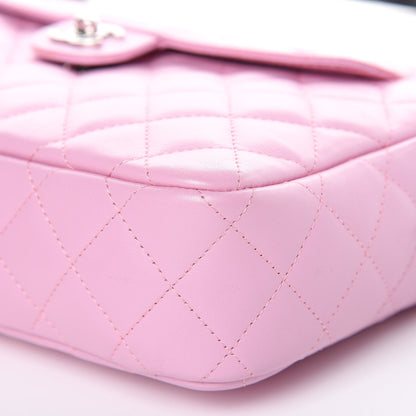 Chanel Calfskin Quilted Cambon Camera Bag Pink Black 9 of 11