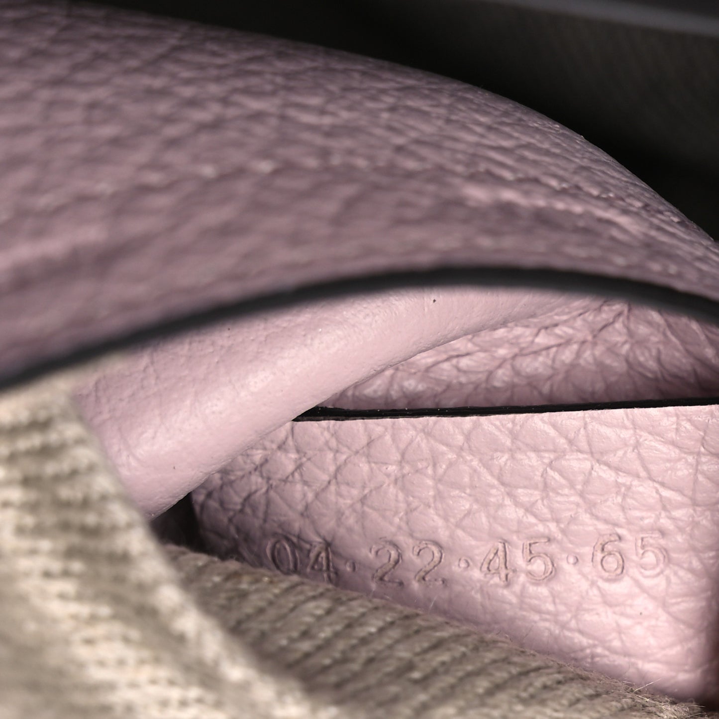 Calfskin Small Marcie Round Crossbody Bag Misty Lavender