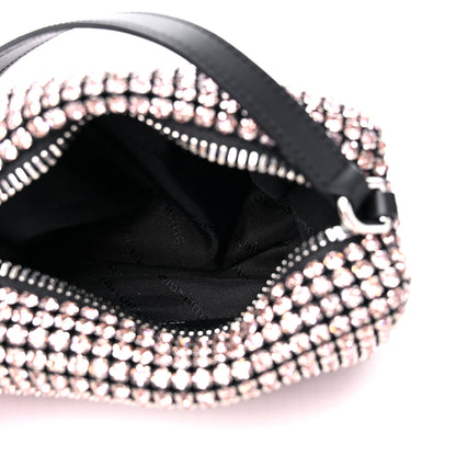 Alexander Wang Mesh Crystal Rhinestone Mini Heiress Pouch Pink 5 of 10