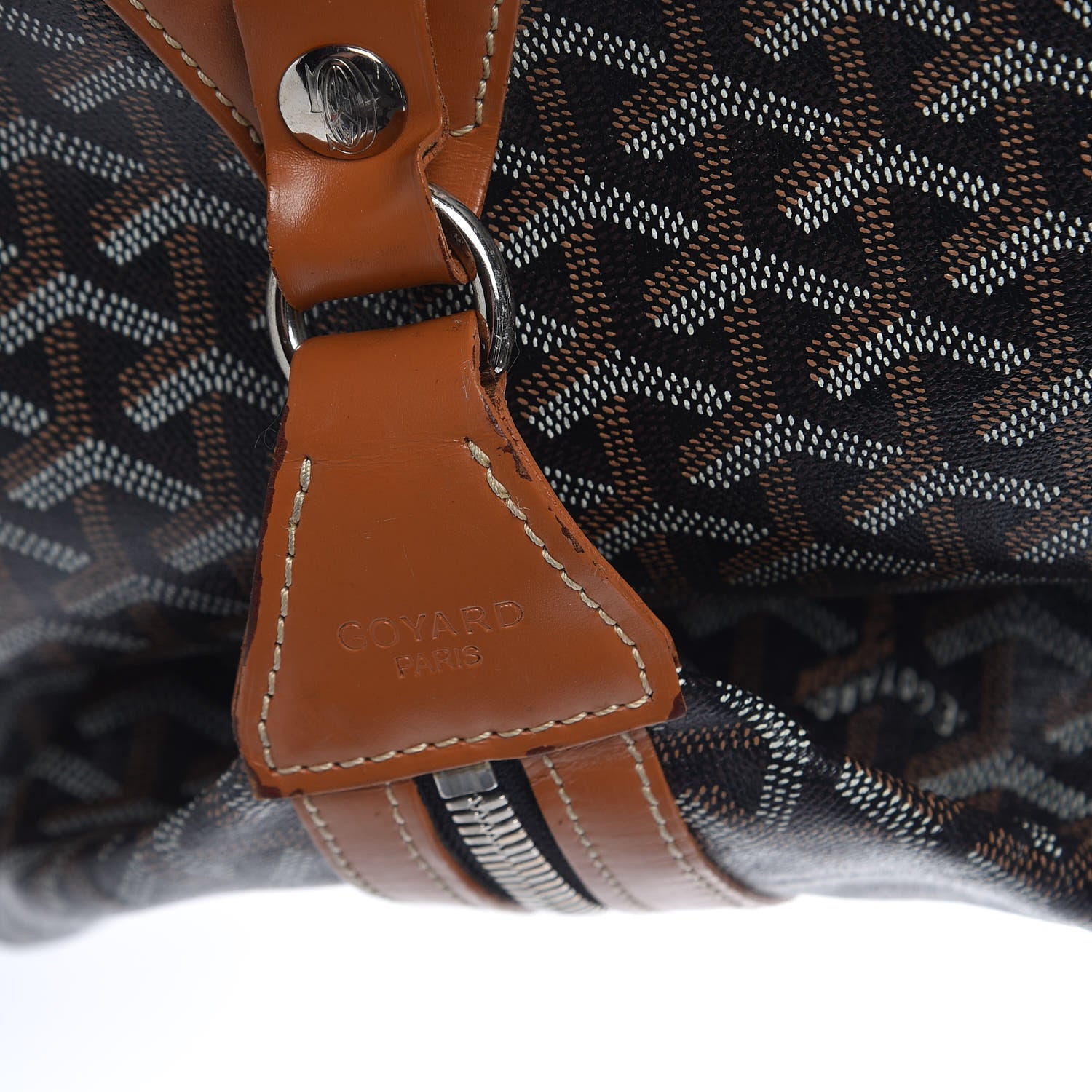 Goyard Goyardine Boeing 55 Black Gold 12 of 17