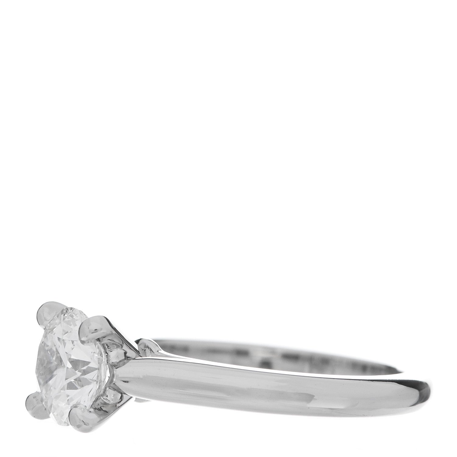 Cartier Platinum Diamond 1.06ct Solitaire 1895 Engagement Ring 47 4 3 of 7