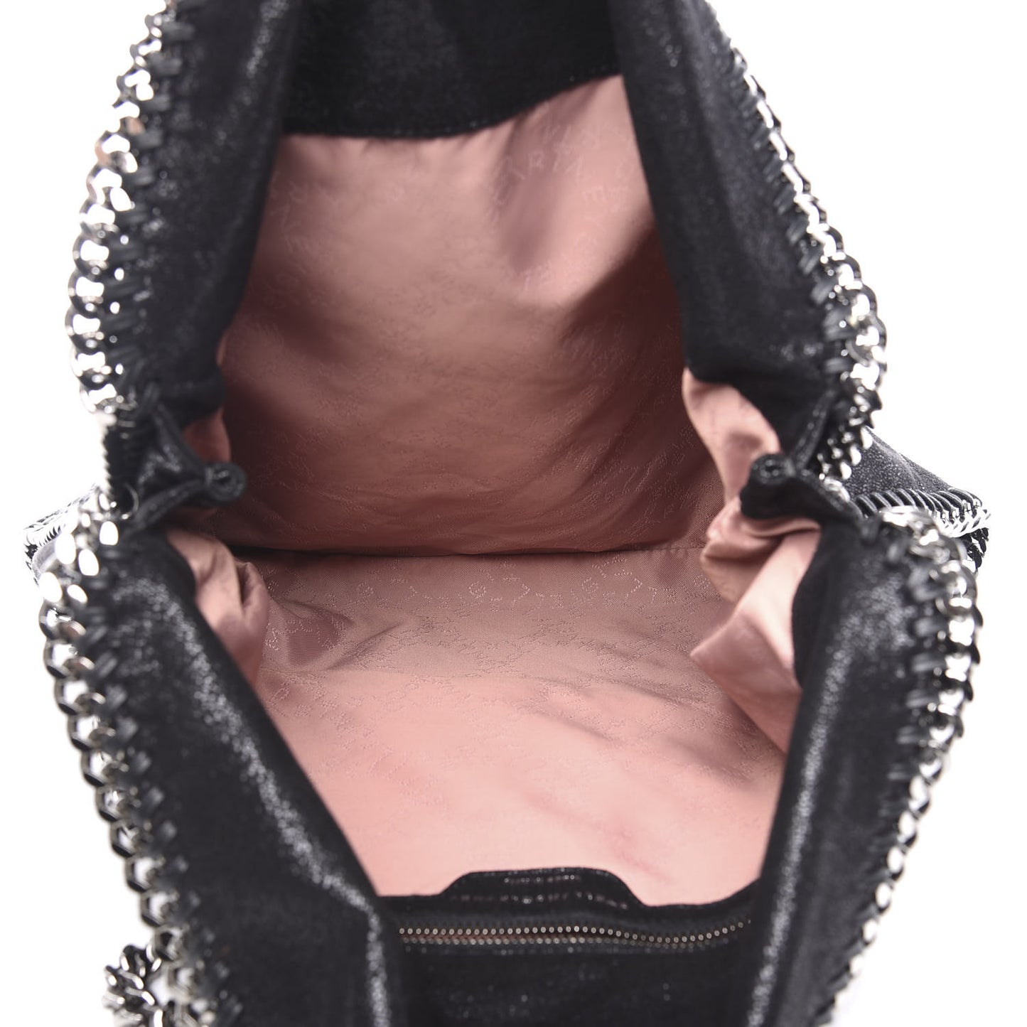Shaggy Deer Falabella Fold Over Tote Black