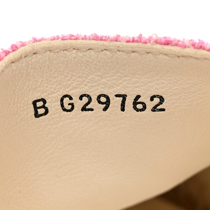 Chanel Tweed Grosgrain CC Espadrilles 36 Pink Black 8 of 9