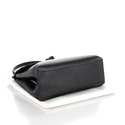 Gucci Cellarius Calfskin Small Bamboo Daily Top Handle Bag Black 4 of 6