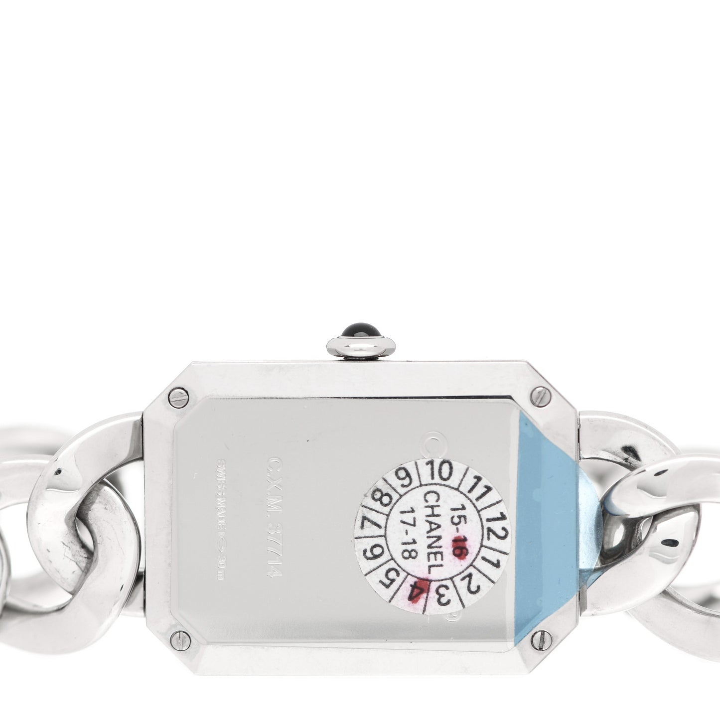 Stainless Steel 20mm Chain Premiere Quartz Watch Black