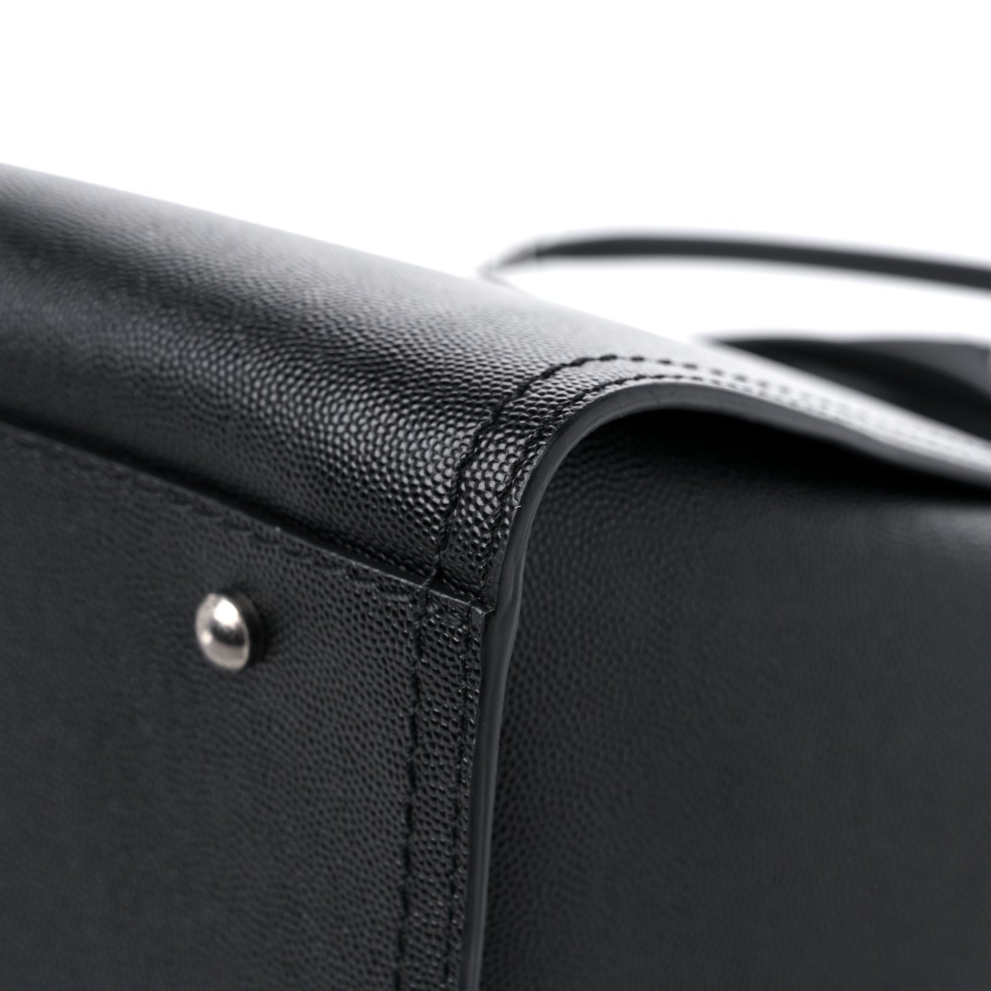 Caviar Small Studded Deauville Tote Black