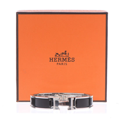 Hermes Enamel Narrow Clic Clac H Bracelet PM Black 6 of 6
