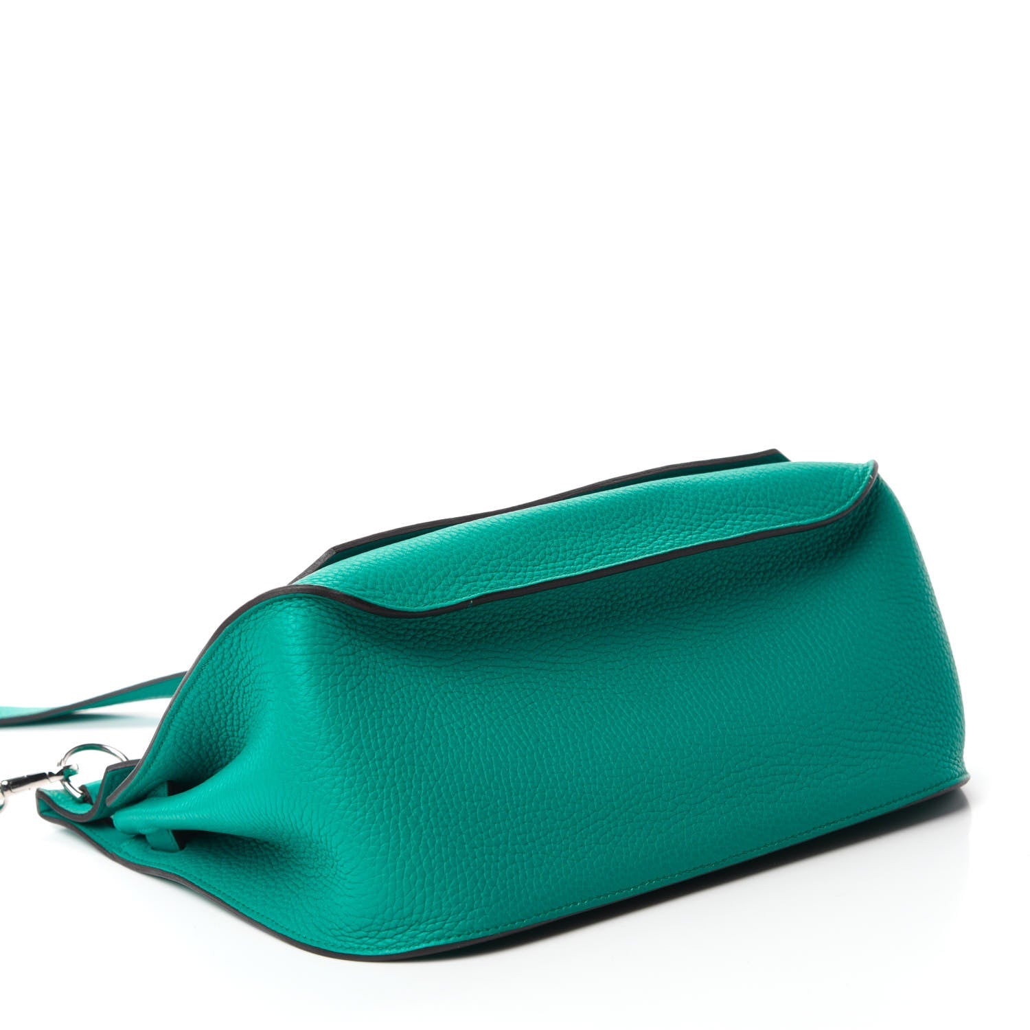 Hermes Taurillon Clemence Jypsiere 28 Bleu Paon 4 of 10