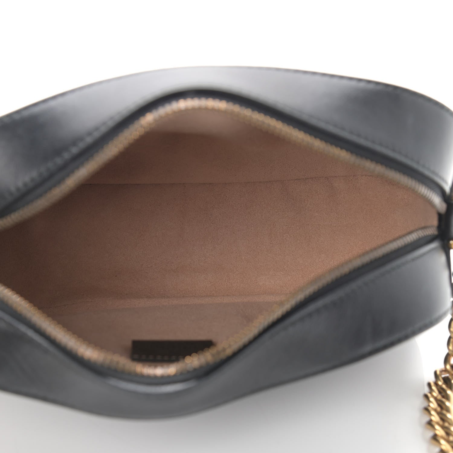 Gucci Calfskin Matelasse Animal Studs Small GG Marmont Chain Shoulder Bag Black 7 of 10