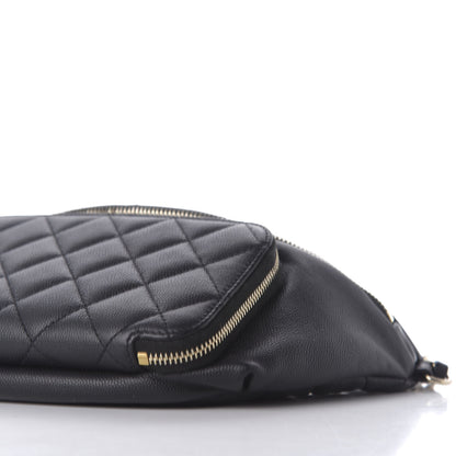 Chanel Caviar Quilted Business Affinity Waist Belt Bag Black 9 of 11