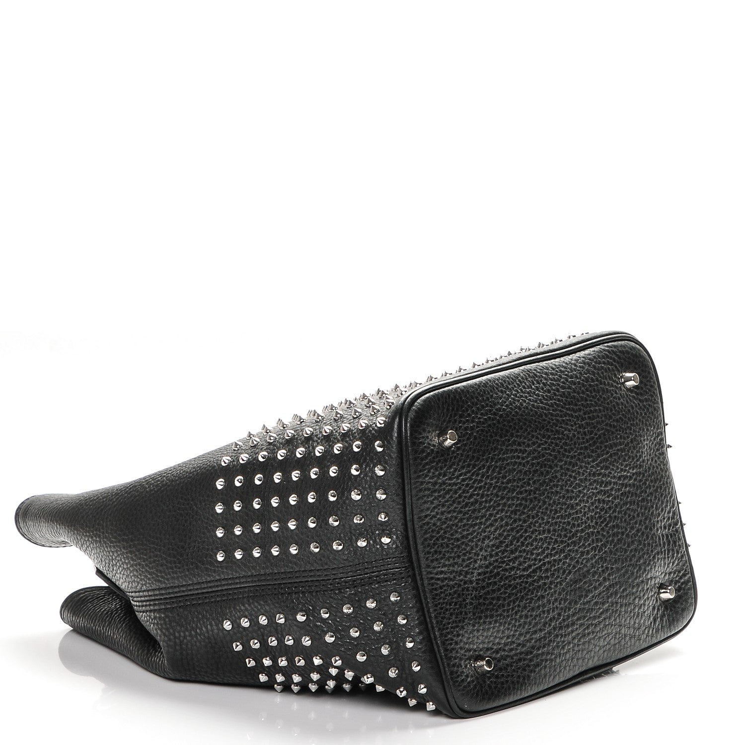 Burberry Calfskin Studded Medium Susanna Hobo Black 4 of 6