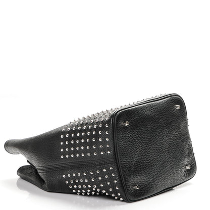 Burberry Calfskin Studded Medium Susanna Hobo Black 4 of 6