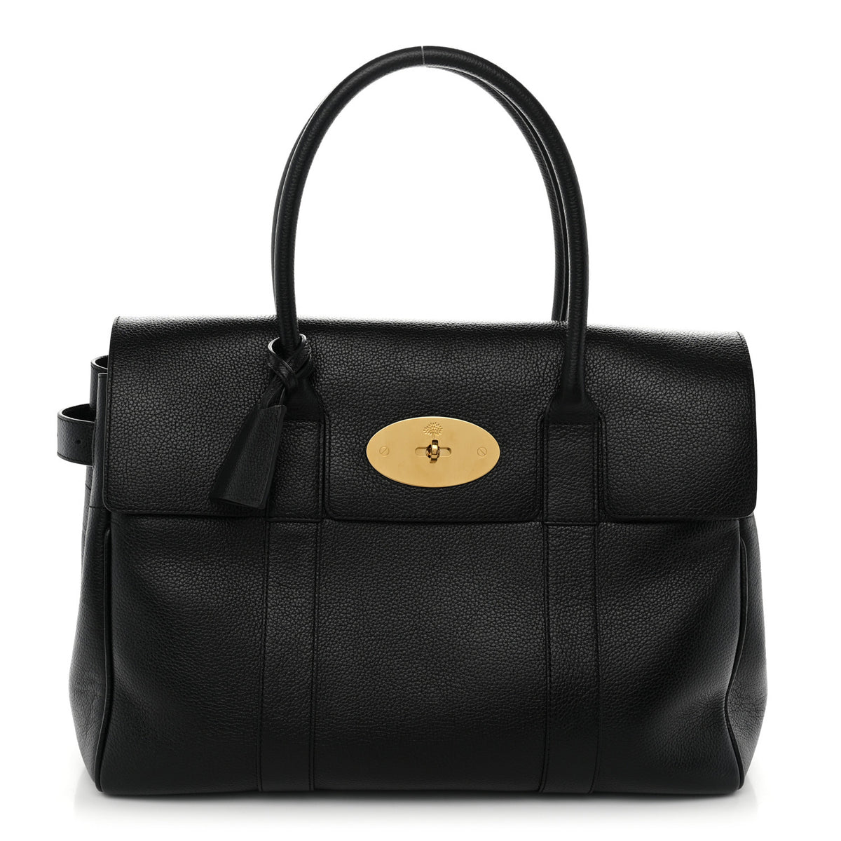 Mulberry Small Classic Grain Bayswater Black 1 of 9