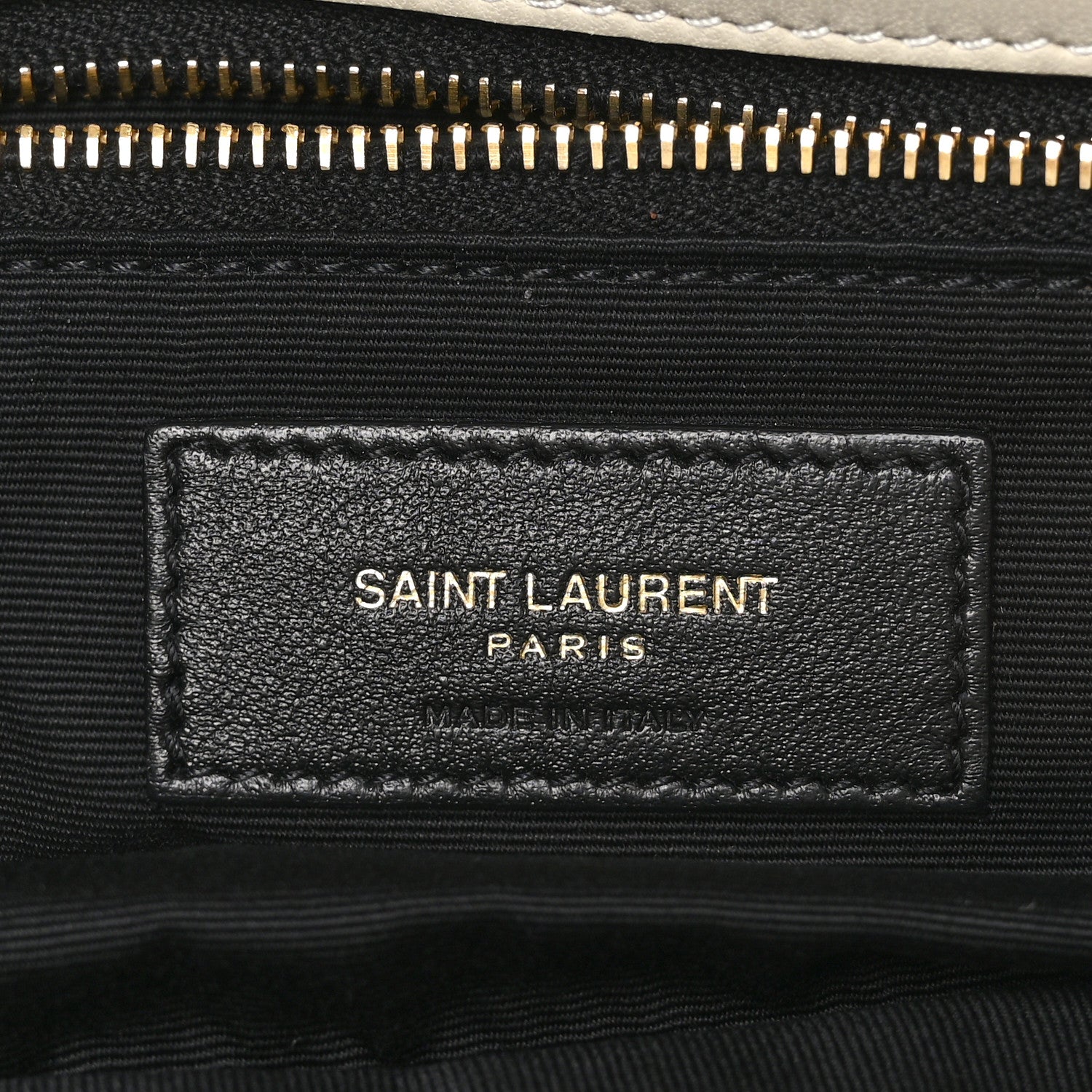 Saint Laurent Plunged Lambskin Calypso Blanc Vintage 6 of 10