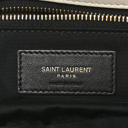 Saint Laurent Plunged Lambskin Calypso Blanc Vintage 6 of 10