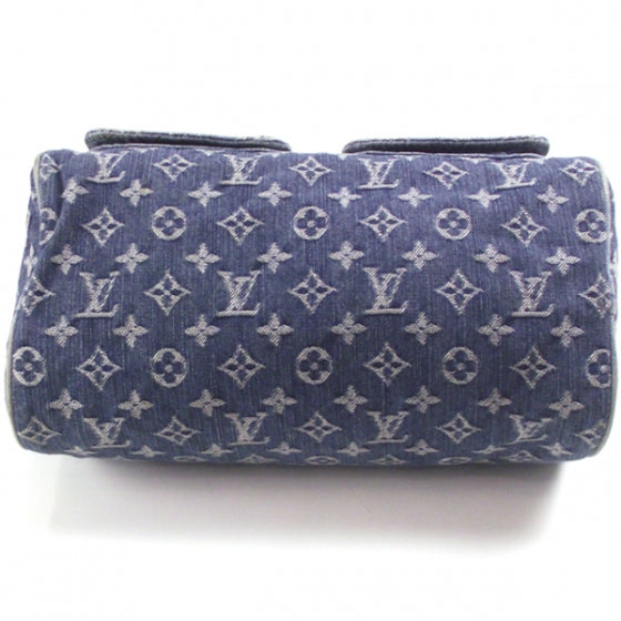Louis Vuitton Monogram Denim Neo Speedy Blue 4 of 9