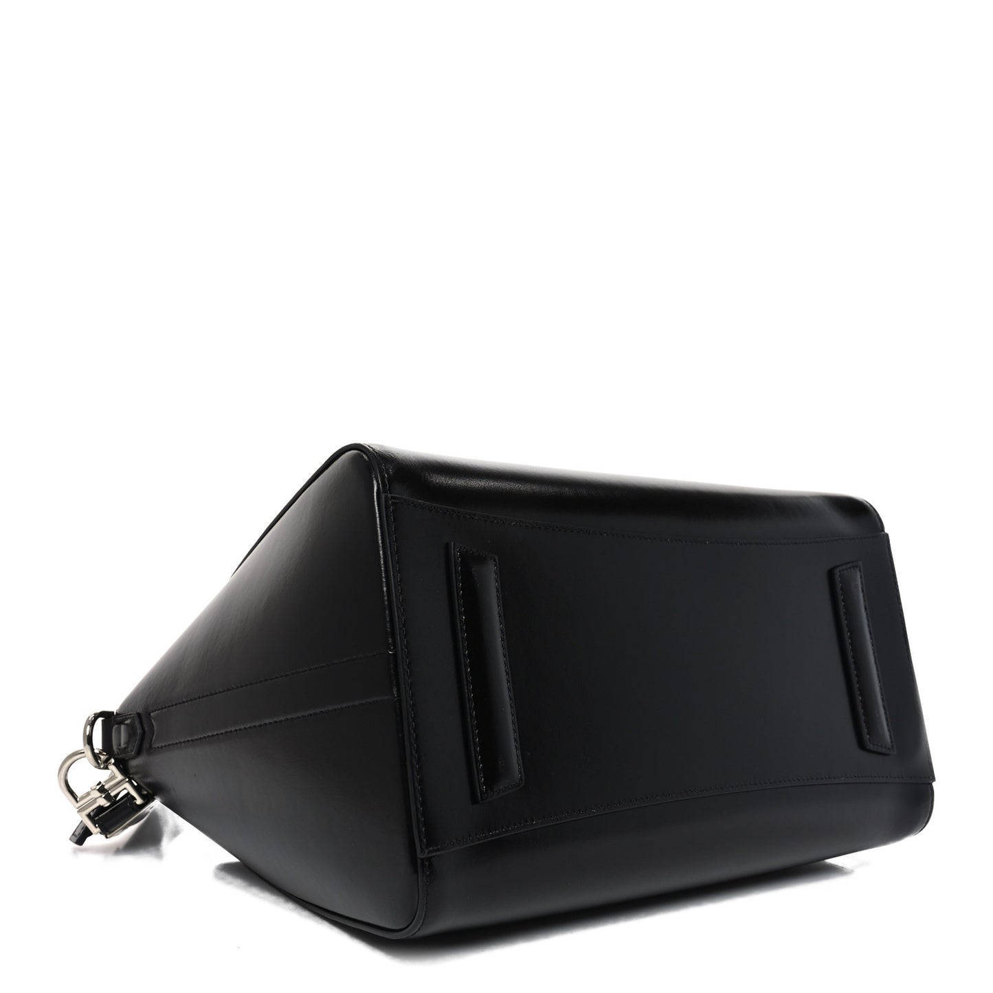 Shiny Lord Calfskin Medium Antigona Black