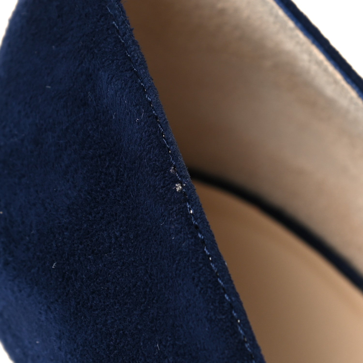 Jimmy Choo Suede Pumps 37 Navy 8 of 8