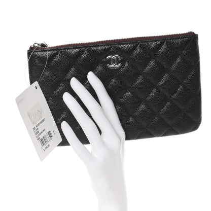 Chanel Caviar Quilted Small Pouch Black 2 of 8